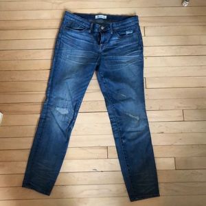 Madewell Skinny Skinny 30 Rip and Repair
